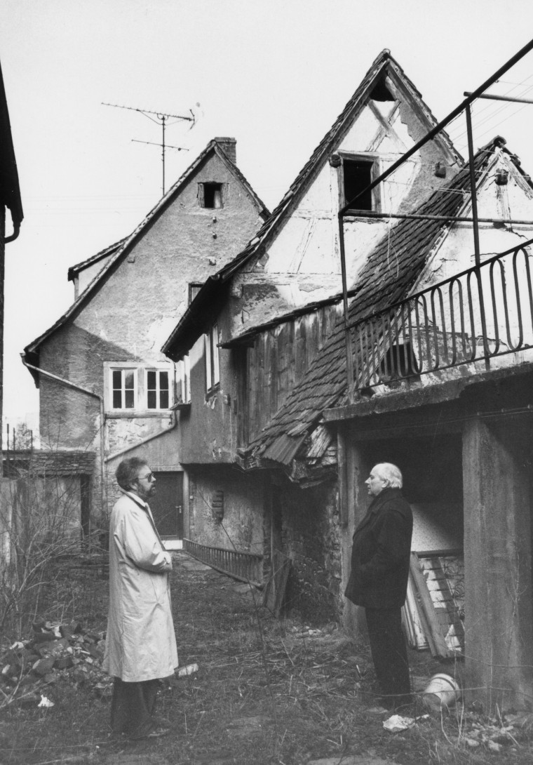Ansicht des Wohnhauses vor der Renovierung, 1986