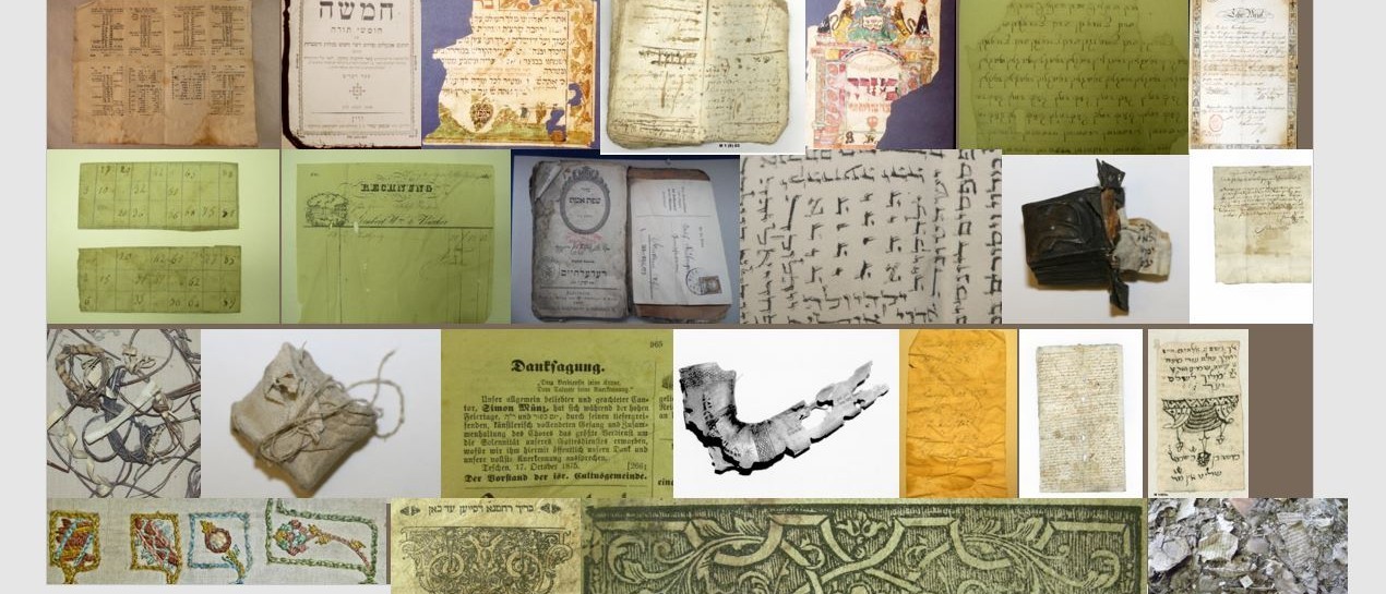 kleine Bilder von Objekten aus einer Genisa