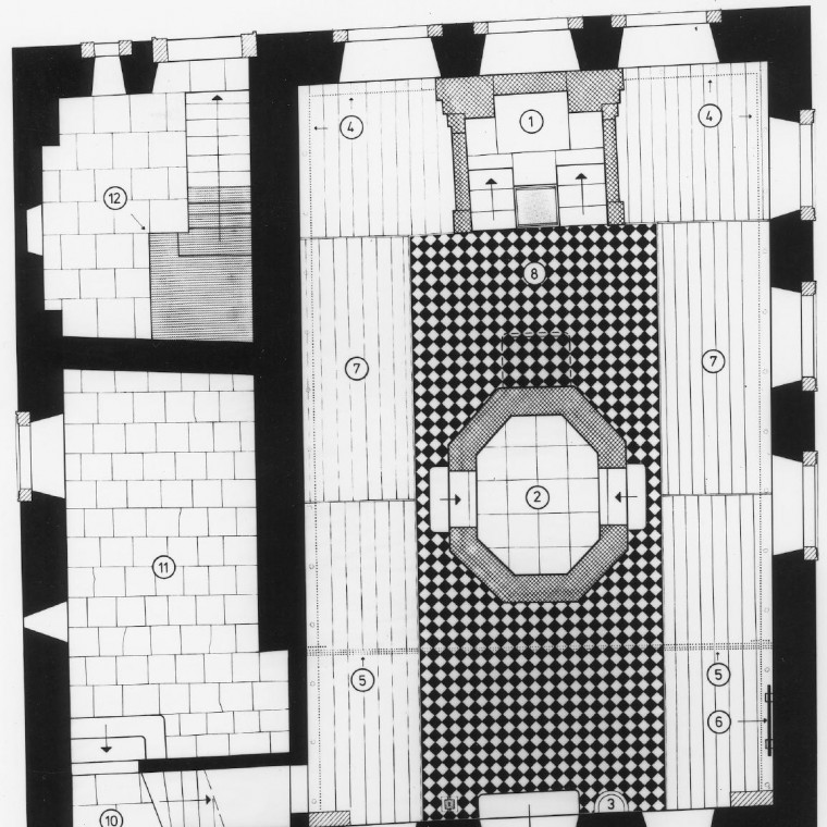 Grundriss Synagoge Veitsh&ouml;chheim