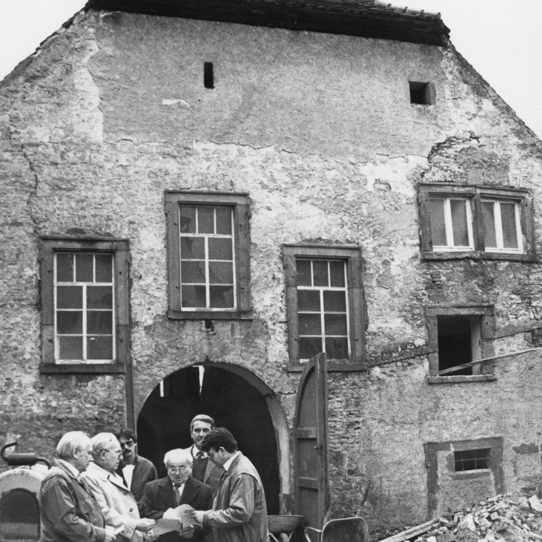 Synagoge Veitsh&ouml;chheim im M&auml;rz 1986