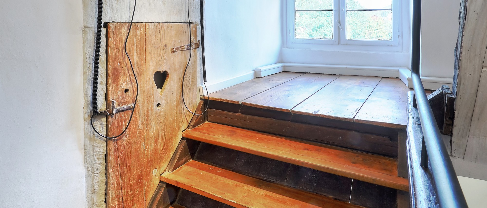 Treppenstufen in der Vors&auml;ngerwohung